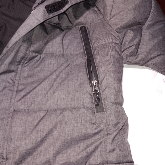 Swiss Tech Mens Winter cold weather Parka coat charcoal grey size S 34-26 - Picture 7 of 10